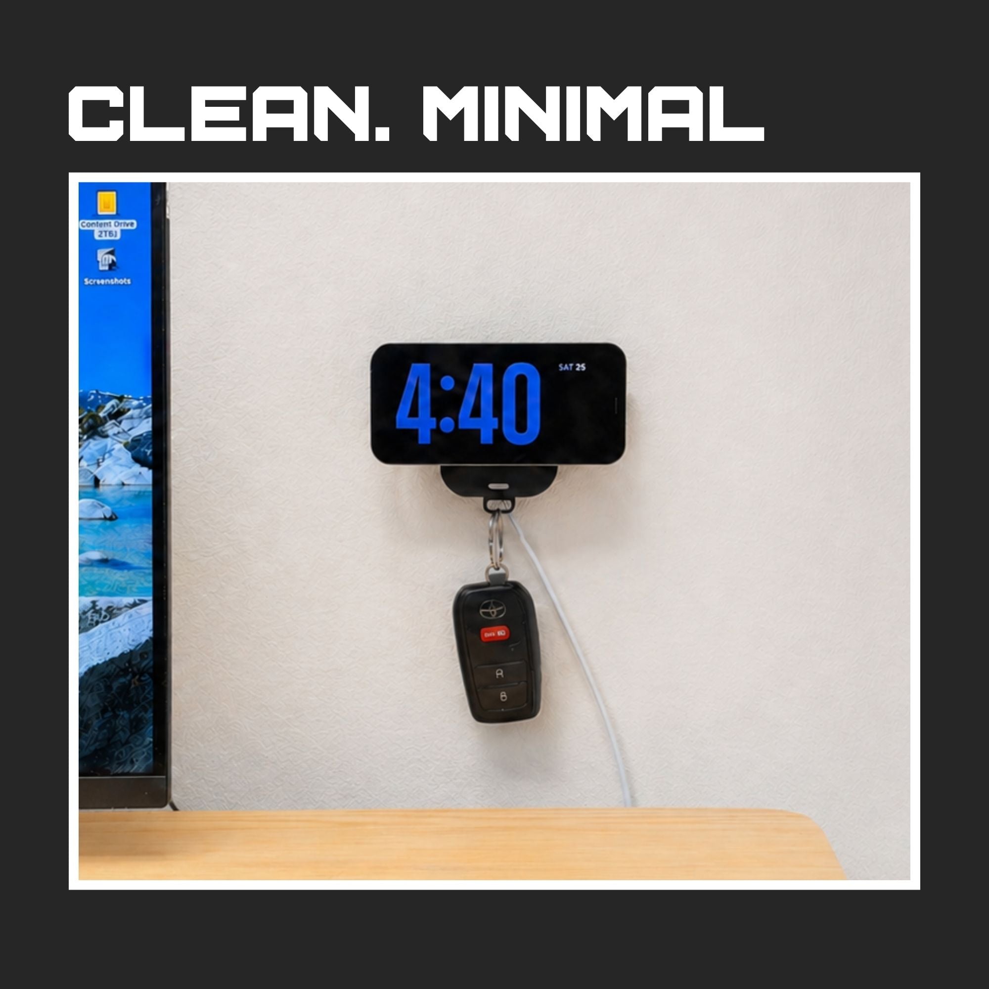 MagMount Mini (Magsafe Phone and Key Holder)