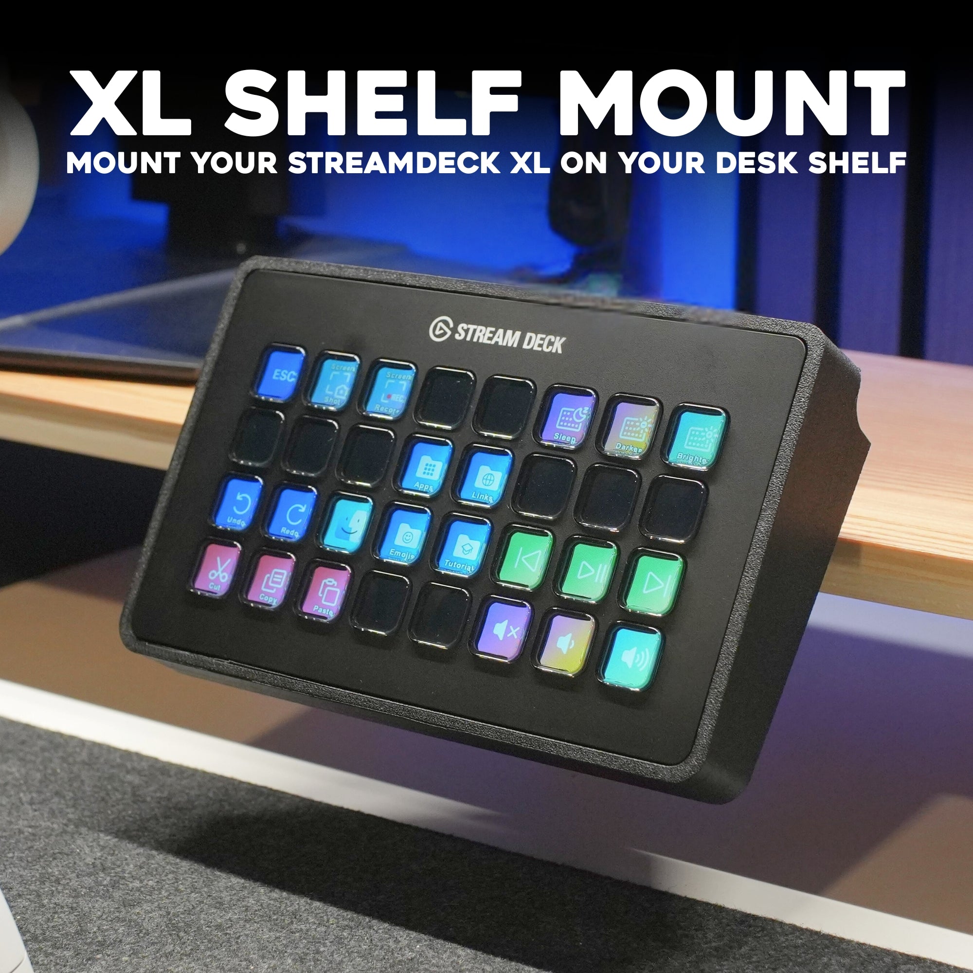 StreamDeck Shelf Mount