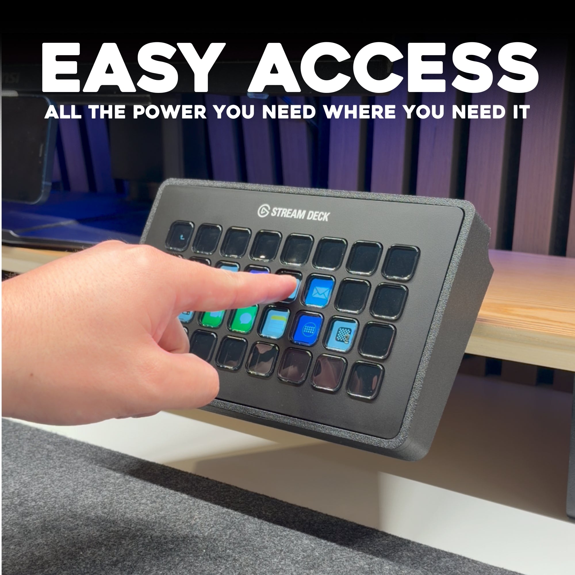 StreamDeck Shelf Mount