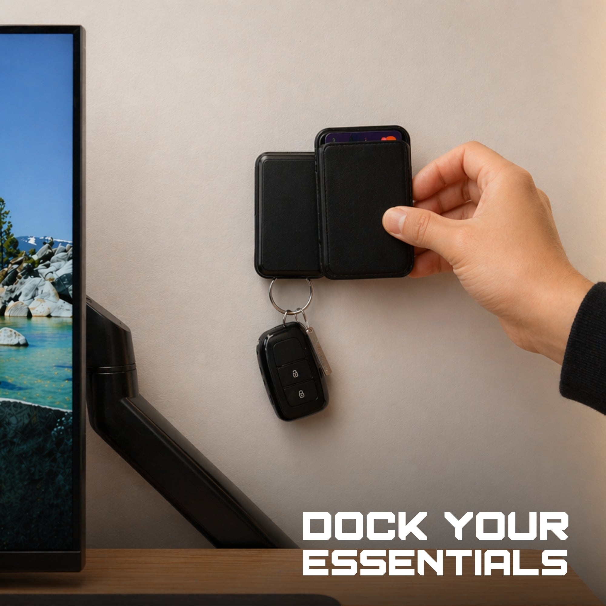 MagMount Wallet and Key Mount