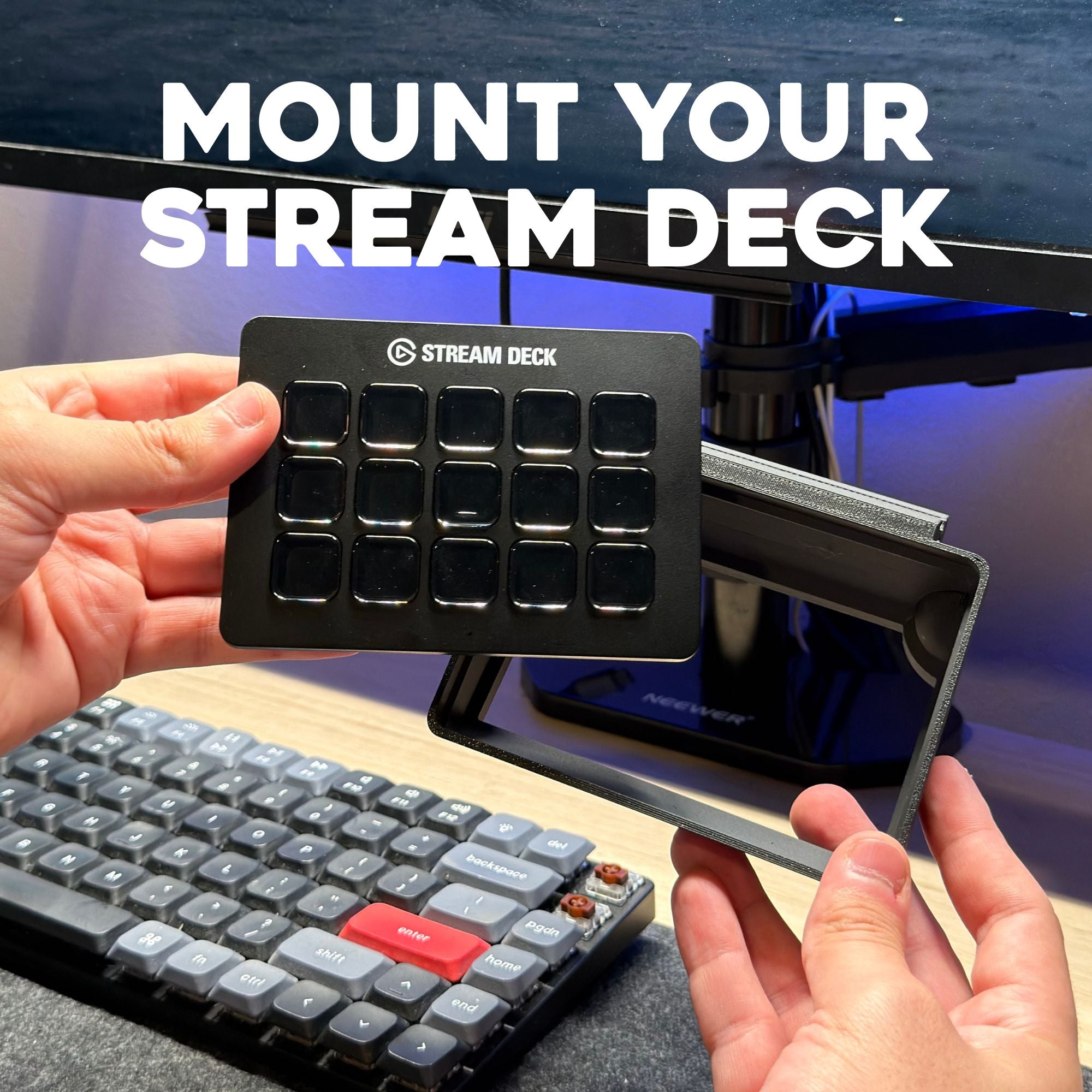 StreamDeck Mount for Monitors